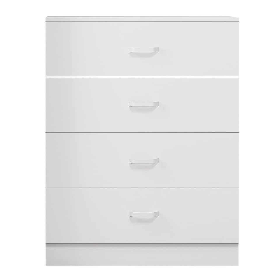image 1 of FWStyle Tunis 4 Drawer Chest Of Drawers Matt White