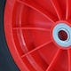 image 6 of 14" 3.50-8 Plastic Rim Wheelbarrow Replacement Puncture Proof PU Tyre Wheel
