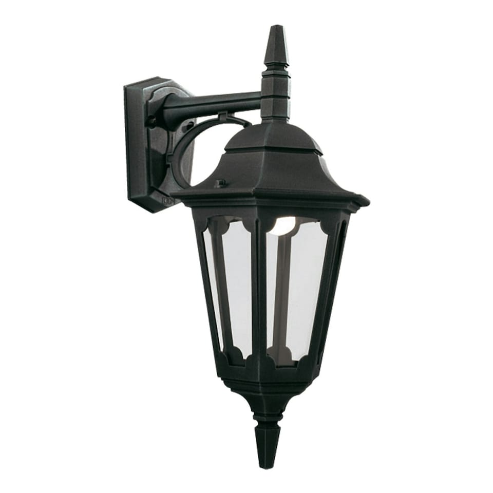 image 1 of Parish 1 Light Outdoor Wall Lantern Light Black IP44, E27