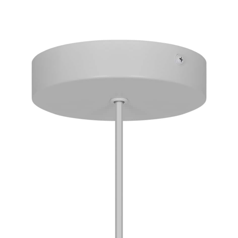 image 1 of Nordlux Sallino Indoor Pendant Light White Glass E27 Diffused - Mains Powered, IP20