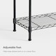 image 5 of VonHaus 4 Tier Wire Shelving Unit for Home Storage
