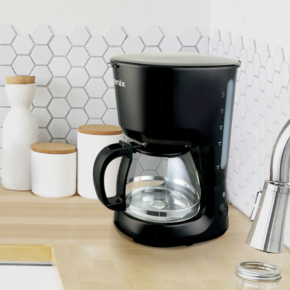 image 1 of Igenix IG8127, Filter Coffee Machine, 10 Cup Carafe, 1.25 Litre, Black