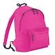 image 1 of Bagbase Childrens/Kids Fashion Backpack - Fuchsia/Graphite - One Size
