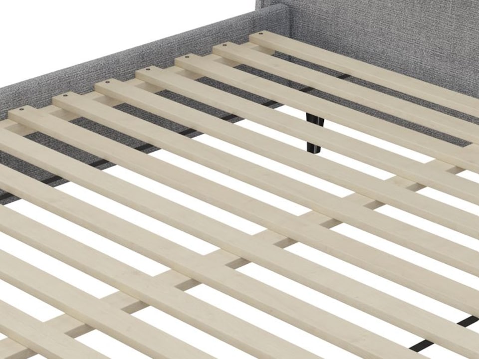 image 1 of Snuggle Beds Cecilia Pillow Back Bed - Sage - King