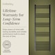 image 7 of Balterley Straight Heated Heated Towel Rail Radiator, 930W | Black | Matt Black