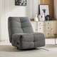 image 7 of Austin Swivel & Rocker Manual Fabric Recliner Chair Grey | Grey | Grey | One Size