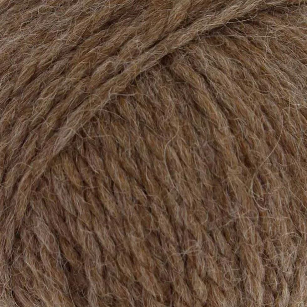 King Cole Brown Superfine Alpaca Chunky Yarn (Value Pack 12 x 50g Balls) For Crochet, Knitting - 62m per ball