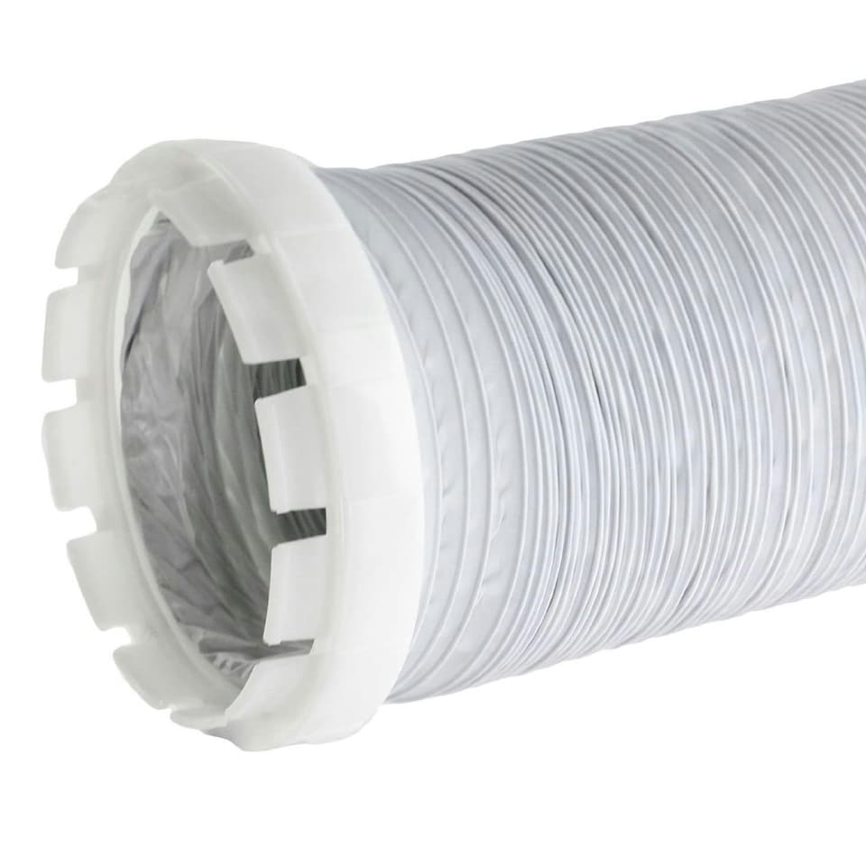 image 1 of SPARES2GO Universal Tumble Dryer Vent Hose & Adaptor Kit (2 Metres, 4" Fitting)