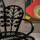 image 4 of Interiors by Premier Black Natural Rattan Scalloped Back Chair, High Back Rattan Lounge Chair, Outdoor Rattan Chair for Garden Black
