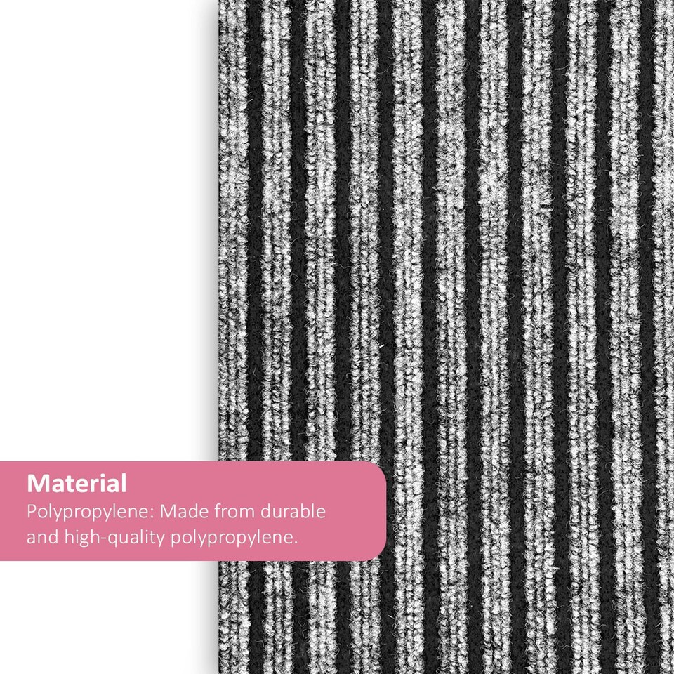 image 1 of Striped Needlefelt Kitchen Runner 60cm x 200cm