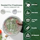 image 6 of 24oz Round White Plastic Meal Prep Containers With Lid BPA Free Food Storage Box 20pc