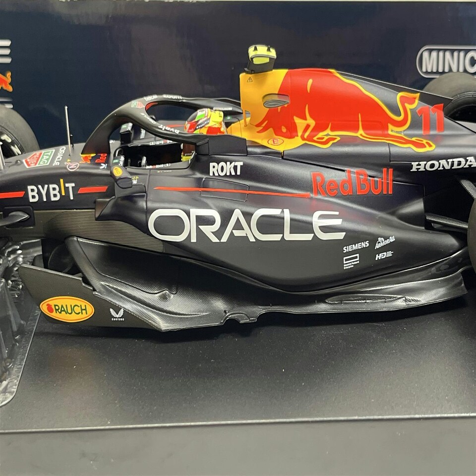 image 1 of Sergio Perez #11 Red Bull Racing RB19 Winner Saudi Arabian GP 2023 1:18 Minichamps 110230111