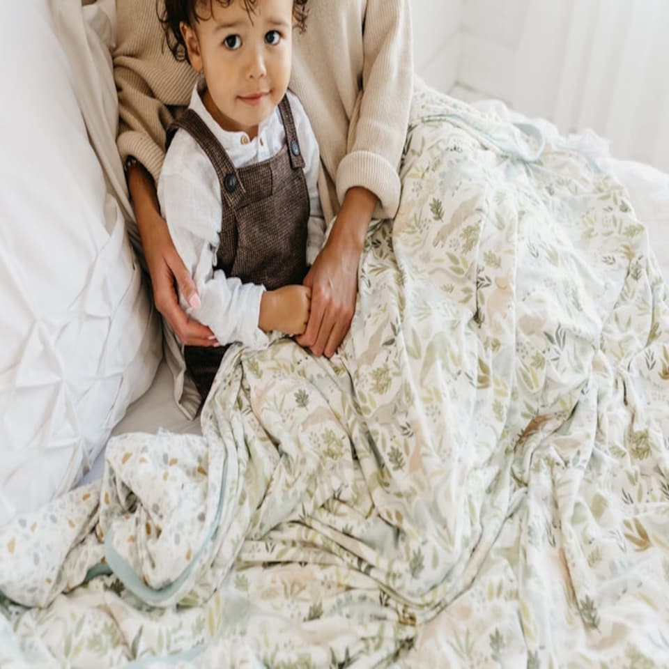 image 1 of Copper Pearl 3 Layer Jumbo Quilt Rex