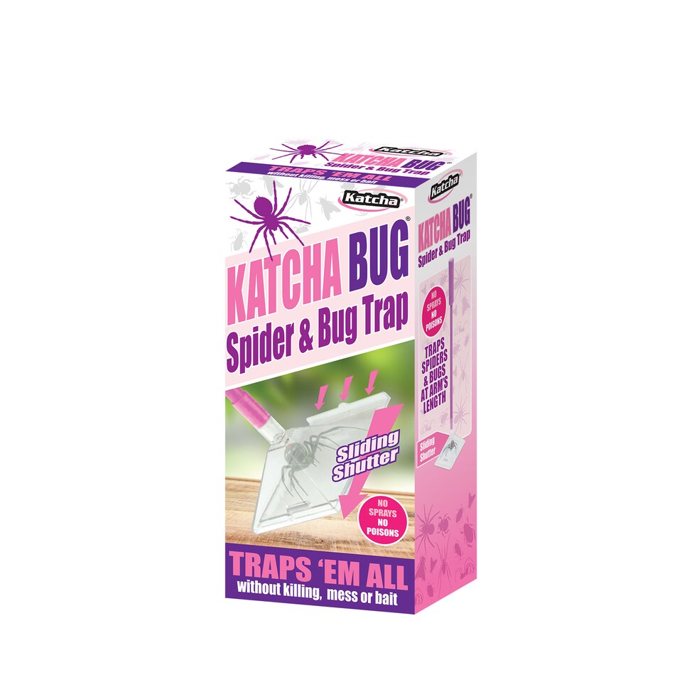 image 1 of Katcha Bug Spider & Insect Catcher - 2pc Handle - Pink