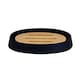image 2 of Showerdrape Sonata Black & Bamboo Soap Dish