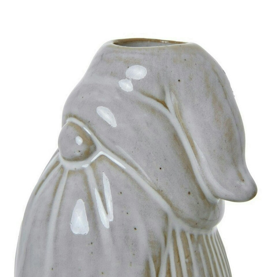 image 1 of Gonk Taper Candle Holder - Ceramic - L7 x W7 x H11 cm - White White