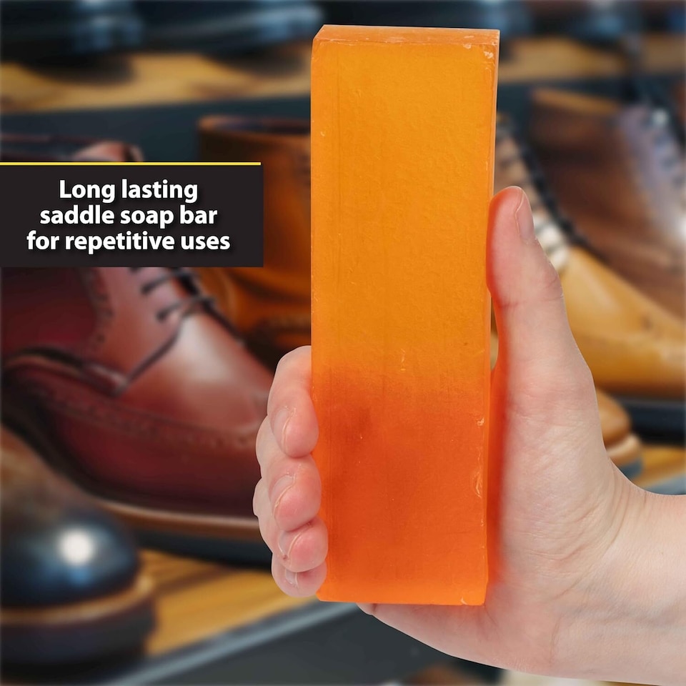 image 1 of Fiebing's Glycerine Soap Bars - Pure Leather Cleaner 7oz | Clear