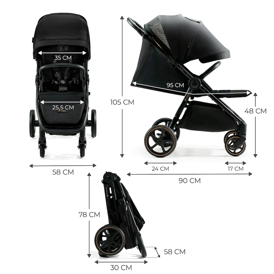 image 1 of Kinderkraft Stroller Mitzy Green