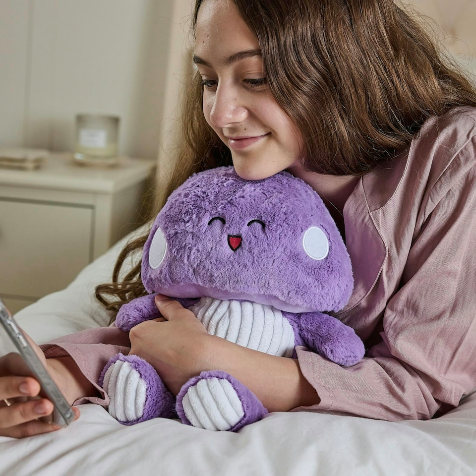 image 1 of Warmies Purple Mushroom Plush