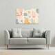 image 2 of various shapes and doodle objects (Canvas Print)
