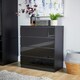 image 3 of Chest Of Drawers Spacious Bedroom Furniture Storage Unit Modern Organiser Black | 6 Drawers