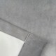 image 4 of Hampton Grey Velvet Curtains 90 x 72 inch (229 x 183 cm) 100% Blackout Eyelet Thermal Noise Reducing Curtains for Bedroom and Living Room