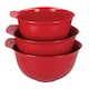 image 2 of KitchenAid Set of 3 Mixing Bowls Empire Red