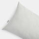 image 6 of OHS Matte Velvet Pinsonic Long Body Pregnancy Soft Plush Cosy Body Bolster Pillow Cushion Grey | 45 x 135cm