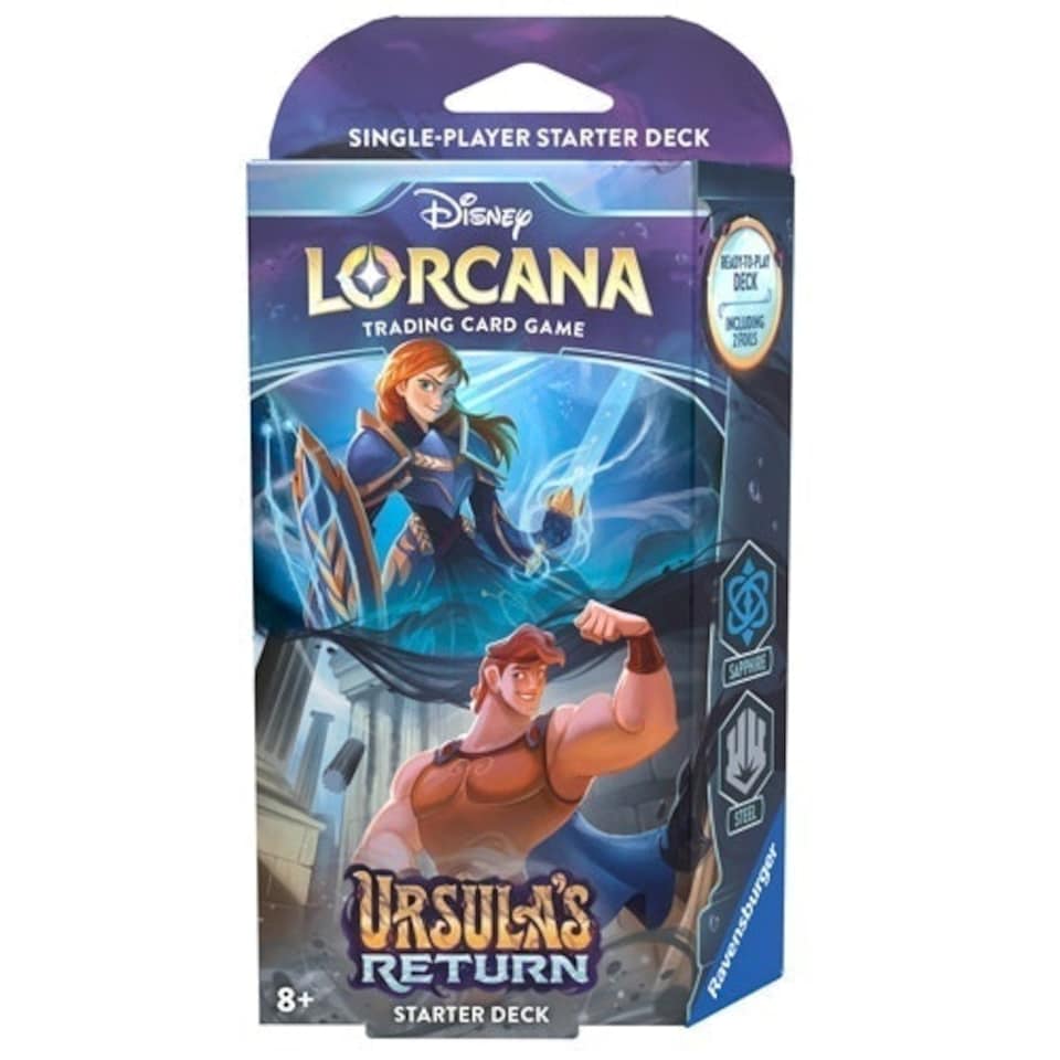 Disney Lorcana: Ursula's Return - Starter Deck - Sapphire and Steel