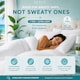 image 6 of Premium 1 Tog Summer Duvet Quilt - Lightweight Striped Microfibre, Breathable & Hypoallergenic
