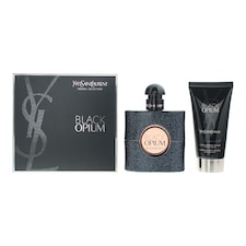 Yves Saint Laurent Black Opium Eau De Parfum 30ml & Body Lotion Gift Set for Her