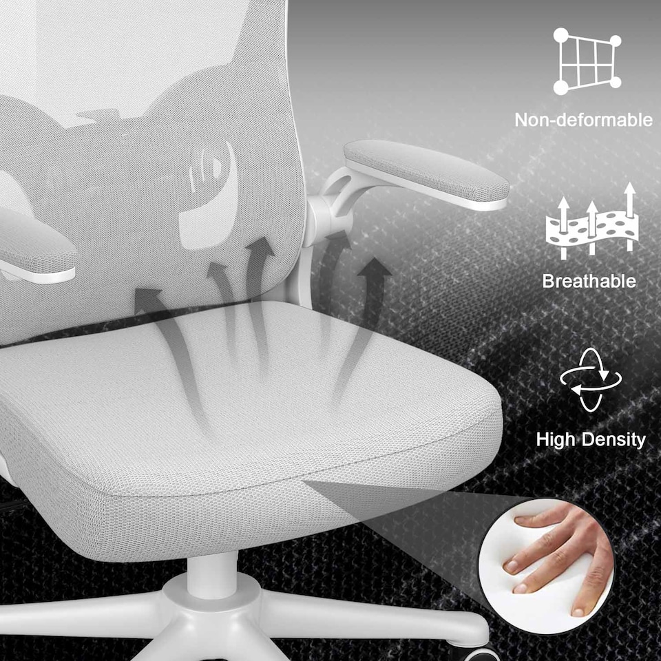 image 1 of Rattantree Ergonomic Office Chair With Headrest & Lumbar Support