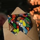 image 3 of Henry Lyman Sayen Art Card Daughter in a Rocker Cubist Painting
