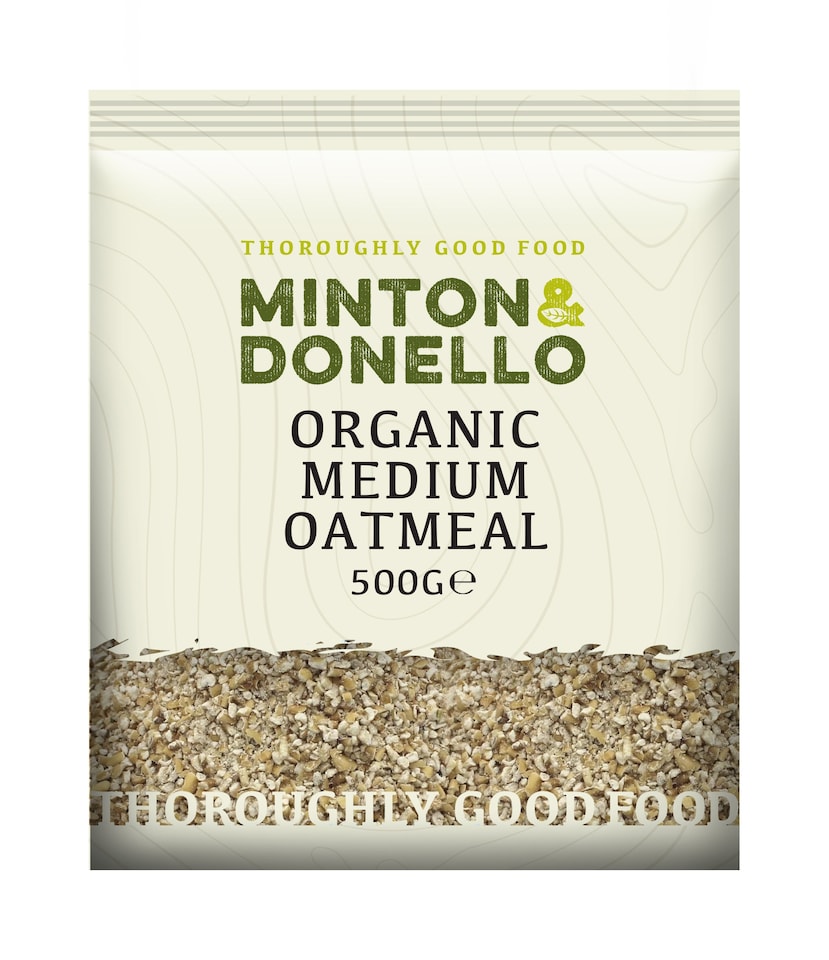 image 1 of Minton & Donello Organic Medium Oatmeal 6 x 500g | Multi