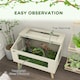 image 4 of PawHut Reptile Terrarium, 111L Snake Vivarium with Tempered Glass Windows