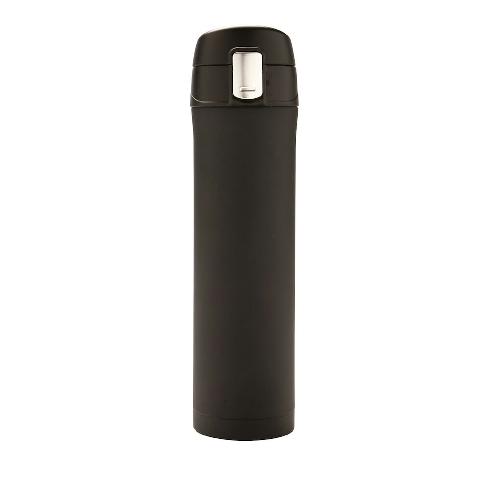 image 1 of XD Collection Lockable Recycled Stainless Steel Vacuum Insulated Flask - Black - One Size