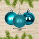 image 2 of Baubles Teal Blue 5cm, 18pcs Set