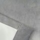 image 4 of Oxford Grey Velvet Curtains 66 x 90 inch (168 x 229 cm) 100% Blackout Pencil Pleat Thermal Noise Reducing Curtains for Bedroom and Living Room