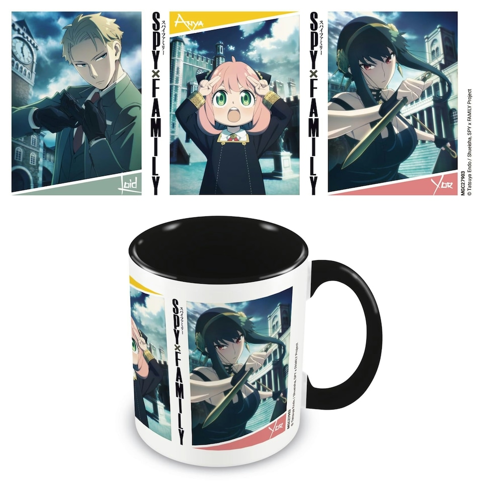 SPY X FAMILY (SPY X FAMILY) BLACK COLOURED INNER POD MUG - SPY X FAMILY N/A