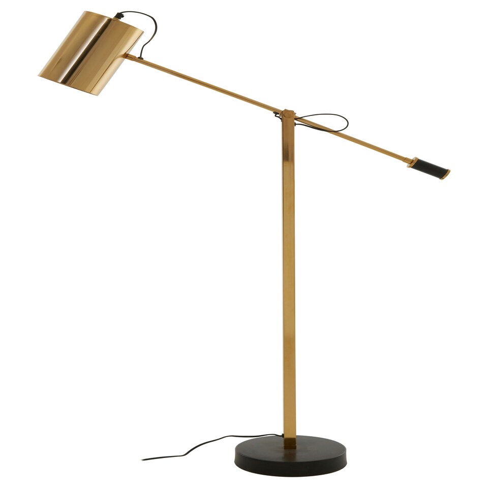 image 1 of Interiors by Premier Gold Floor Lamp Gold