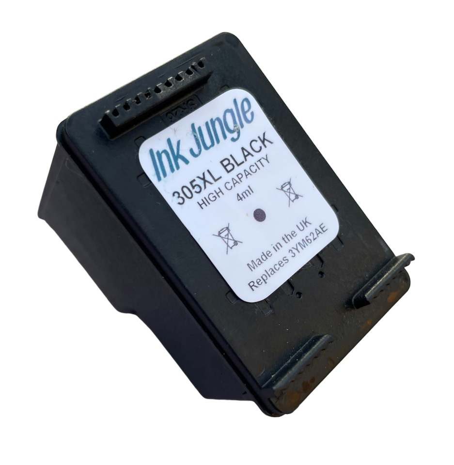 image 1 of Ink Jungle 305XL Black Refilled Ink Cartridges - Replaces HP 305XL Black