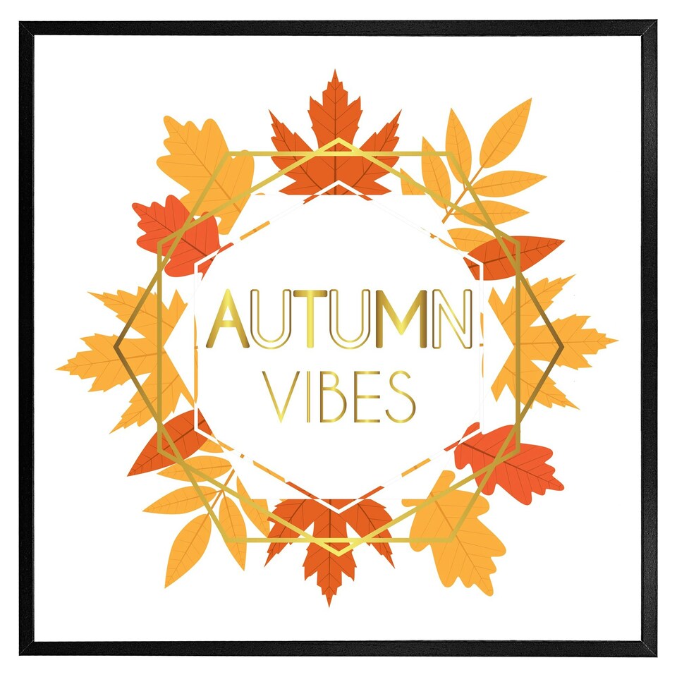 image 1 of Autumn vibes (Picture Frame) White | M