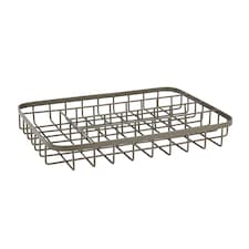 KitchenCraft Cutlery Tray Grey Wire 5 Compartment