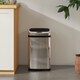 image 8 of HOMCOM 30L Automatic Kitchen Bin with Lid, Stainless Steel Sensor Bin with Infrared Motion Sensor for Home Office, Bathroom, Living Room, Silver | Silver | 1