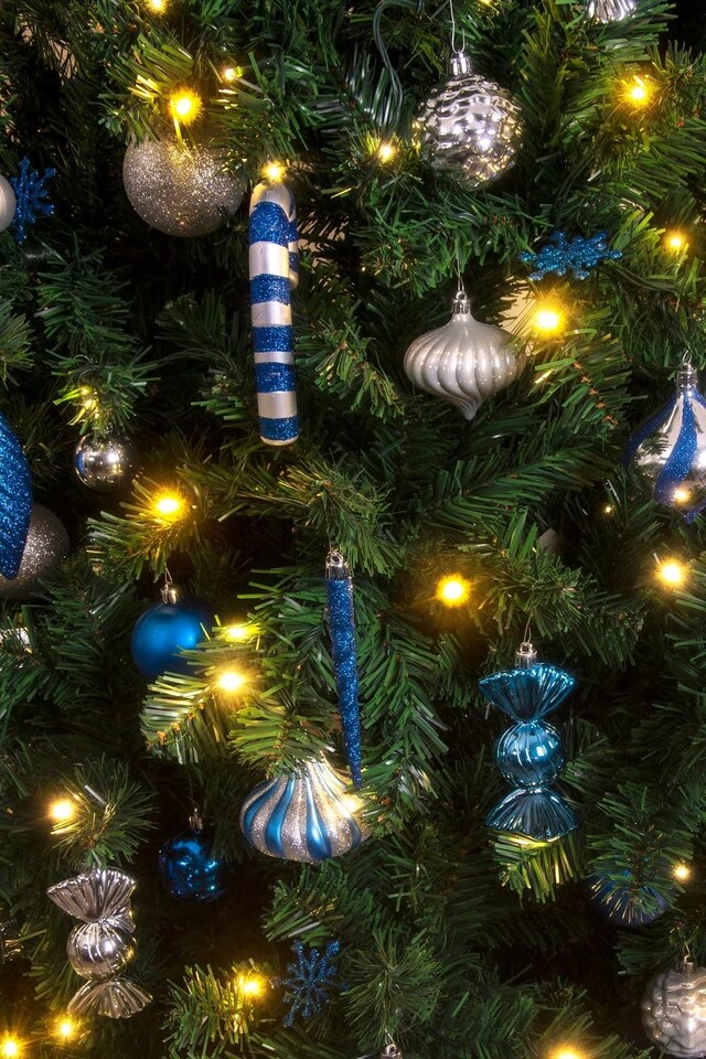 image 1 of Christmas Tree World  12ft/360cm Pre-lit Majestic Dew Pine Christmas Tree