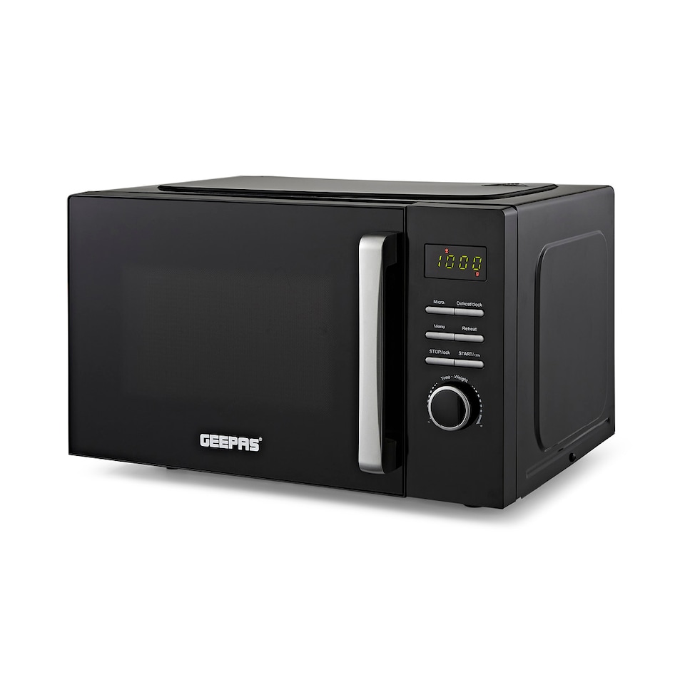 image 1 of GEEPAS 23L Digital Microwave Oven 800W, Black