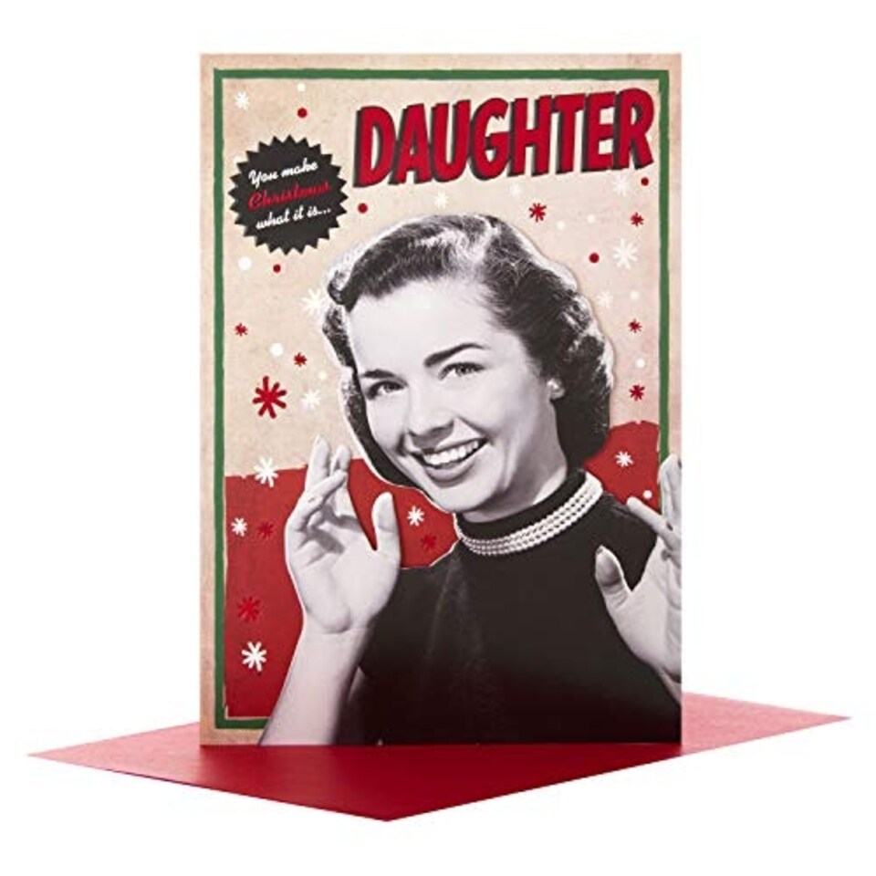 image 1 of Daughter Christmas Card 'Share The Blame
