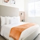 image 2 of Camilla Collection Chenille Throw in Burnt Orange (50" x 60") Orange | Orange