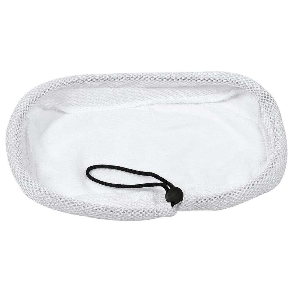 image 1 of SPARES2GO Mop Pads compatible with Morphy Richards 720022 70495 720020 Steam Cleaner Cleaning Cloth Floor x 4