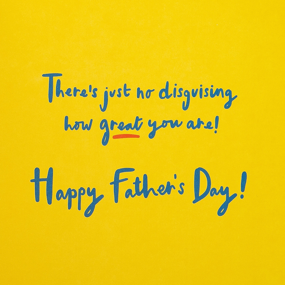 image 1 of Hallmark Father's Day Card - Cute Bear with Removeable Moustaches